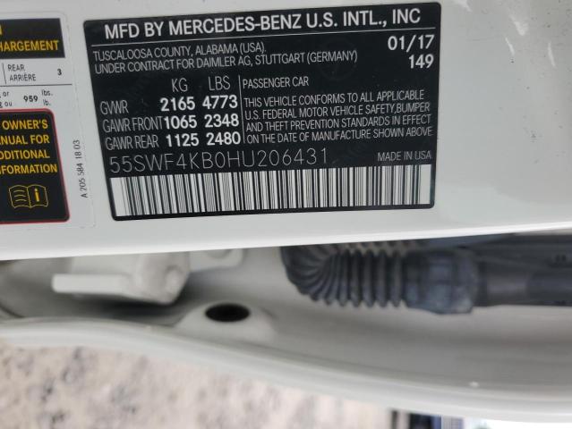 2017 MERCEDES-BENZ C 300 4MAT 55SWF4KB0HU206431