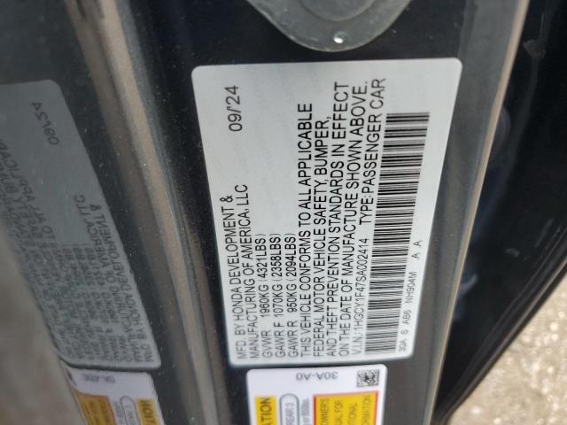 2025 HONDA ACCORD SE 1HGCY1F47SA002414