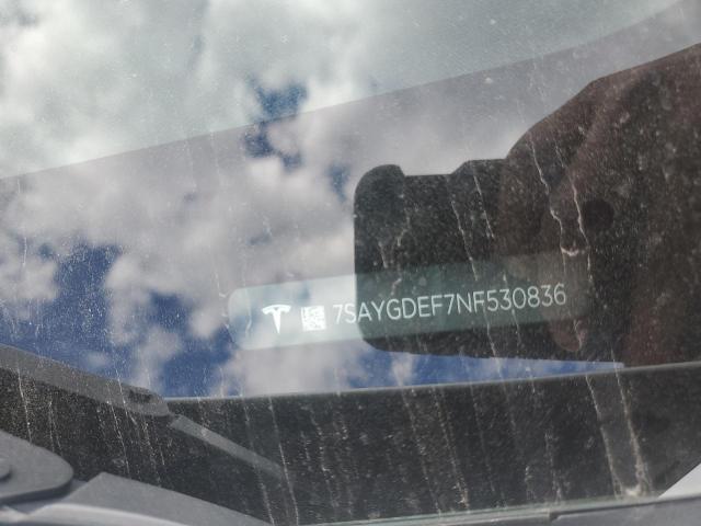 2022 TESLA MODEL Y 7SAYGDEF7NF530836