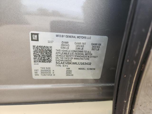 2018 BUICK ENCLAVE PREMIUM 5GAEVBKW6JJ163432