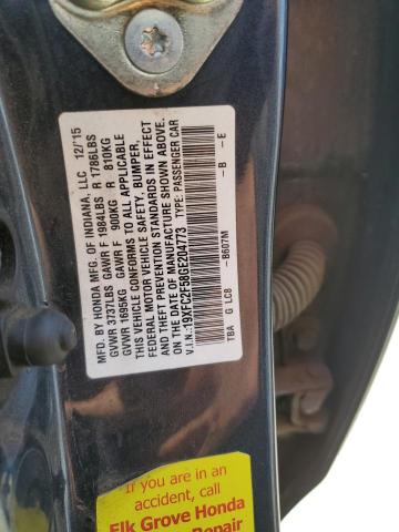 2016 HONDA CIVIC LX - 19XFC2F58GE204773