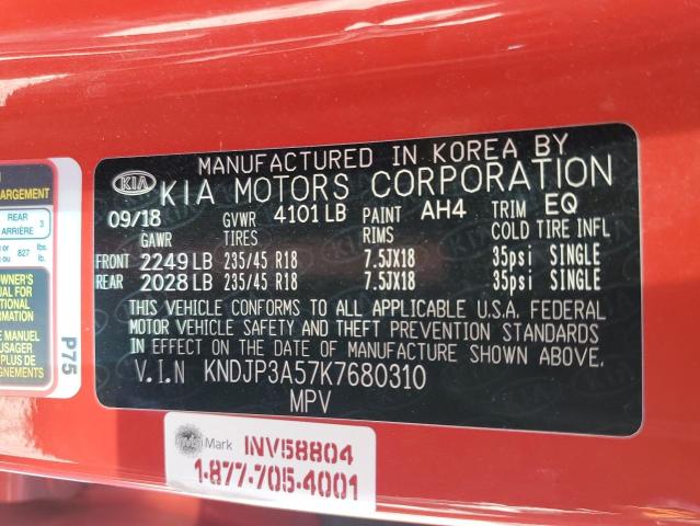 2019 KIA SOUL + KNDJP3A57K7680310