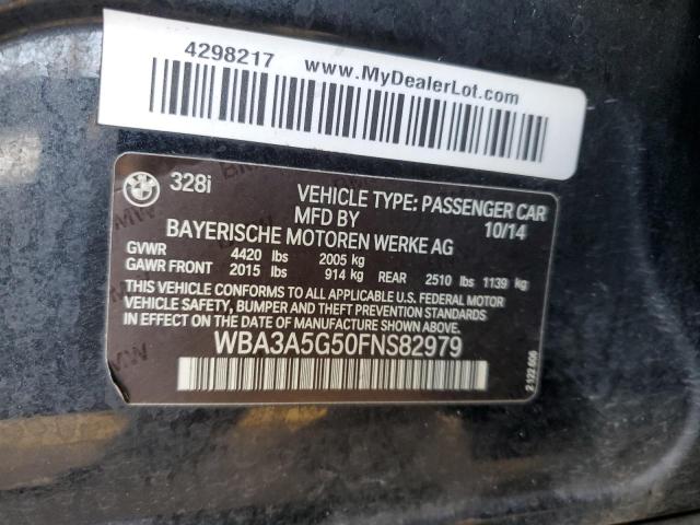 2015 BMW 328 I WBA3A5G50FNS82979