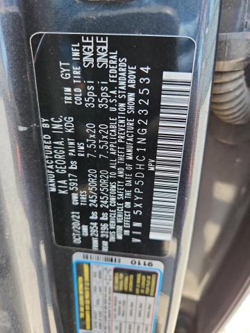 2022 KIA TELLURIDE SX 5XYP5DHC1NG232534