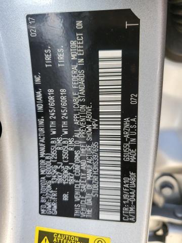 2017 TOYOTA HIGHLANDER 5TDBZRFH3HS397695