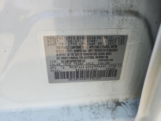 2017 NISSAN SENTRA S - 3N1AB7AP8HY396105