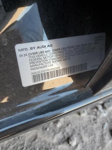 2025 AUDI A3 PREMIUM WAUGUDGY9SA042408