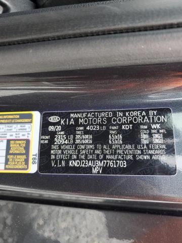 2021 KIA SOUL LX KNDJ23AU3M7761703
