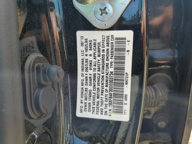 2013 HONDA CIVIC HYBR - 19XFB4F30DE003734