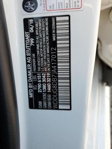 2018 MERCEDES-BENZ S 560 WDDUG8DB7JA417012