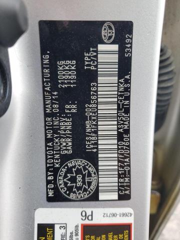 2014 TOYOTA CAMRY L - 4T1BF1FKXEU856763