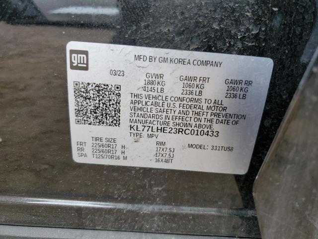 2024 CHEVROLET TRAX 1LT - KL77LHE23RC010433