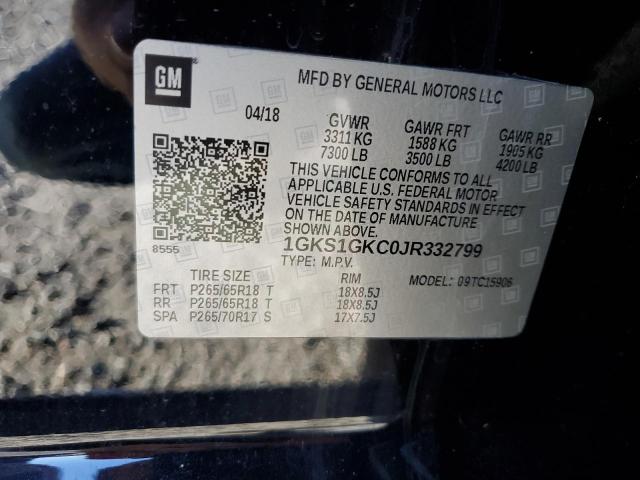 2018 GMC YUKON XL C 1GKS1GKC0JR332799