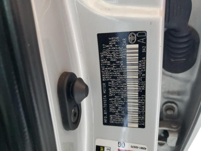 2018 TOYOTA COROLLA L 2T1BURHE8JC987827