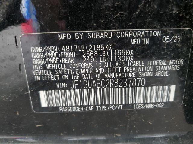 2024 SUBARU IMPREZA JF1GUABC2R8237870