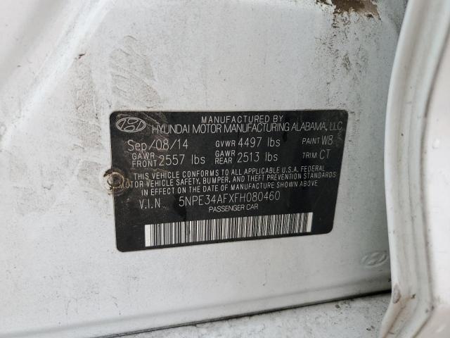2015 HYUNDAI SONATA SPO 5NPE34AFXFH080460