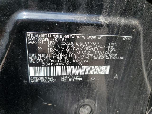 2013 TOYOTA RAV4 XLE - 2T3RFREV0DW073563