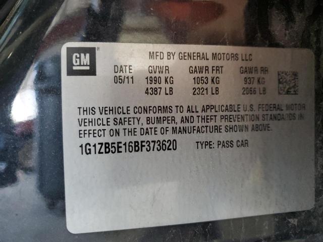 2011 CHEVROLET MALIBU LS - 1G1ZB5E16BF373620