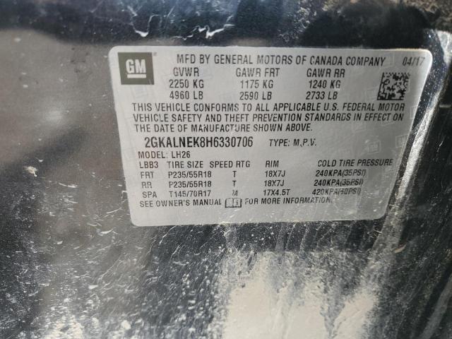 2017 GMC TERRAIN SL 2GKALNEK8H6330706