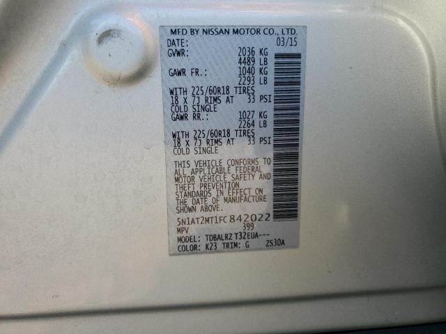 2015 NISSAN ROGUE S 5N1AT2MT1FC842022