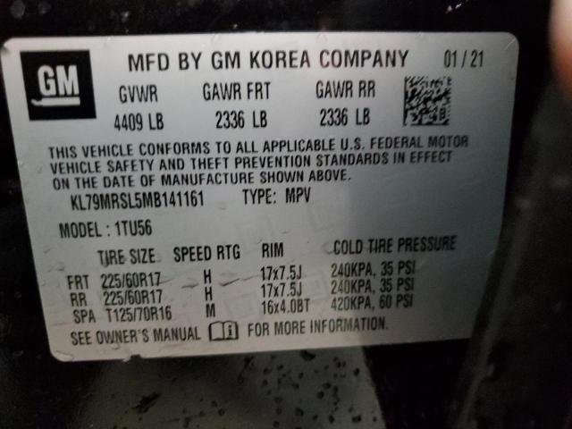 2021 CHEVROLET TRAILBLAZE KL79MRSL5MB141161