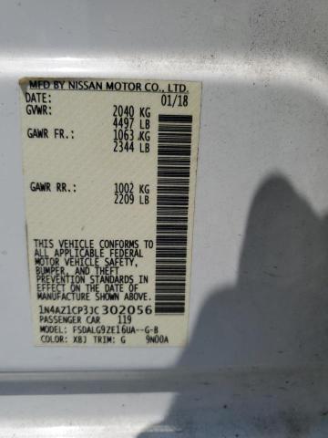 2018 NISSAN LEAF S 1N4AZ1CP3JC302056