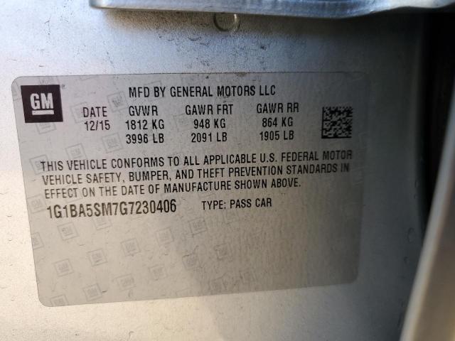 2016 CHEVROLET CRUZE L 1G1BA5SM7G7230406