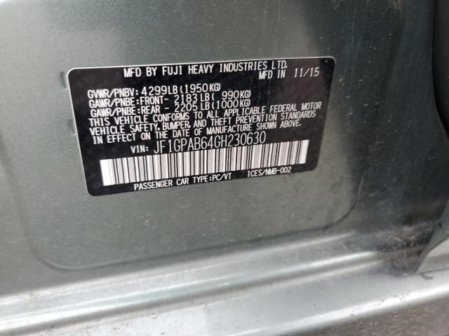 2016 SUBARU IMPREZA PREMIUM JF1GPAB64GH230630