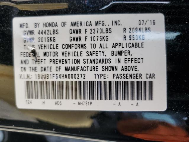 2017 ACURA TLX TECH 19UUB1F54HA000272