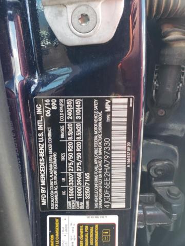 2017 MERCEDES-BENZ GLS 450 4M 4JGDF6EE2HA797330