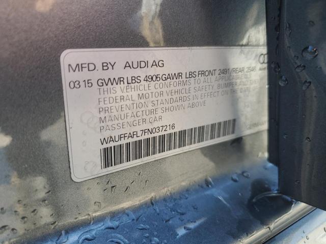 2015 AUDI A4 PREMIUM PLUS WAUFFAFL7FN037216