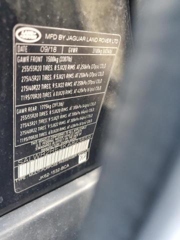 2019 LAND ROVER RANGE ROVE SALWR2RE3KA823859