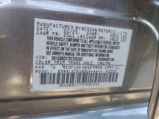 2025 NISSAN SENTRA SV 3N1AB8CV7SY285540