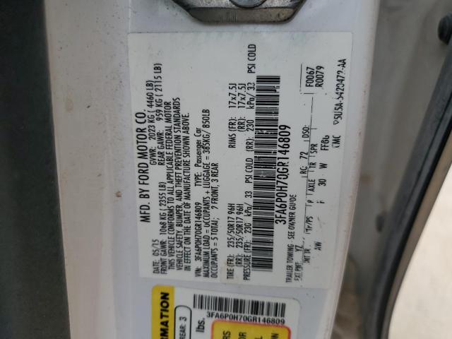2016 FORD FUSION SE - 3FA6P0H70GR146809