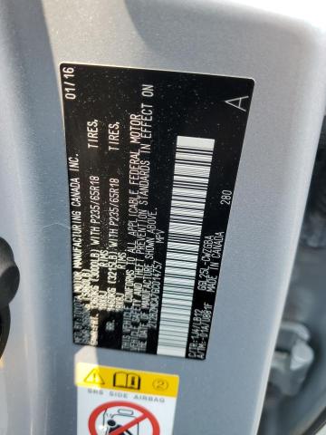 2016 LEXUS RX 350 BAS 2T2BZMCA7GC014757