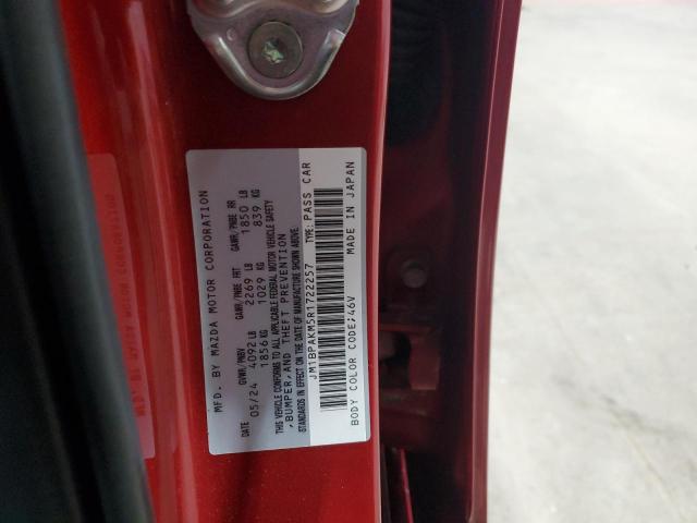 2024 MAZDA 3 SELECT S JM1BPAKM5R1722257