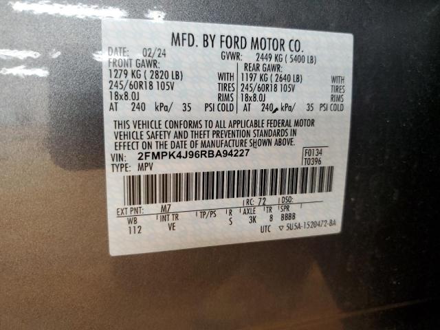2024 FORD EDGE SEL - 2FMPK4J96RBA94227