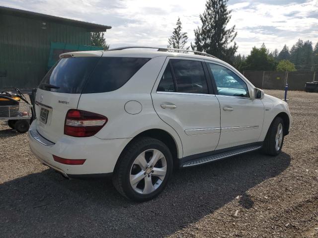 MERCEDES-BENZ ML 350 BLU 2011 white 4dr spor gas 4JGBB2FB4BA624593 photo #4