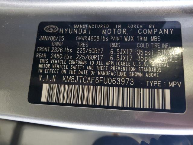 2015 HYUNDAI TUCSON GLS KM8JTCAF6FU063973