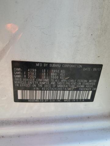 2017 SUBARU IMPREZA PREMIUM PLUS 4S3GTAD63H3742882