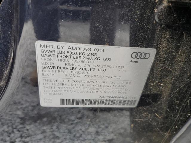 2015 AUDI Q5 PREMIUM WA1CFAFP9FA037714
