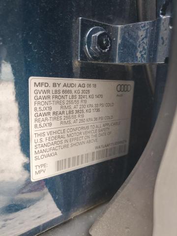 2018 AUDI Q7 PREMIUM PLUS WA1LAAF71JD049376