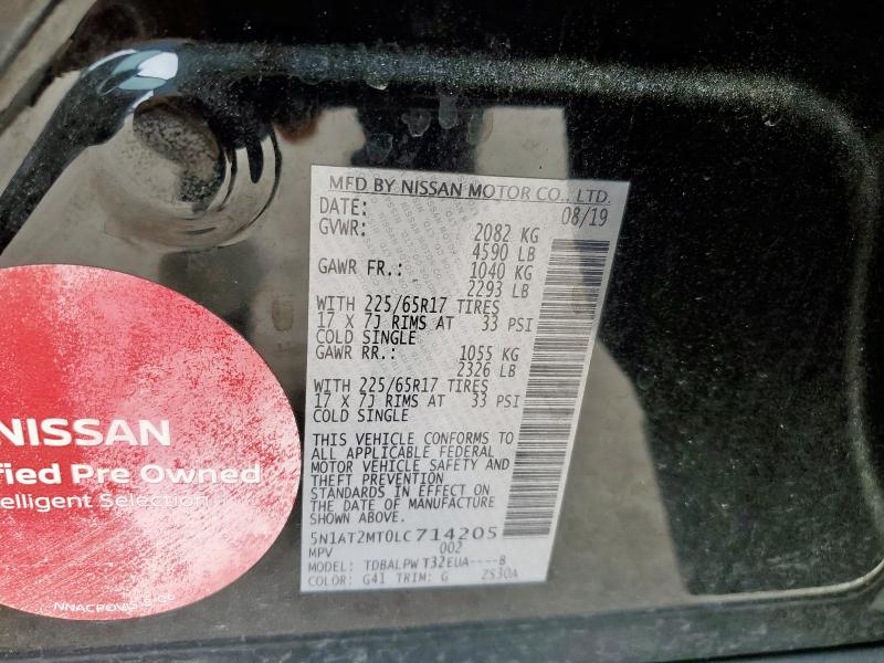 2020 NISSAN ROGUE S - 5N1AT2MT0LC714205