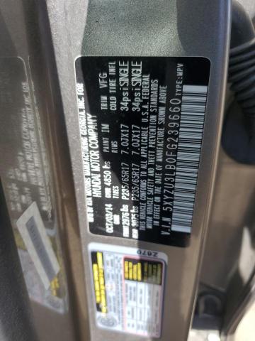 2015 HYUNDAI SANTA FE S 5XYZU3LB0FG239660