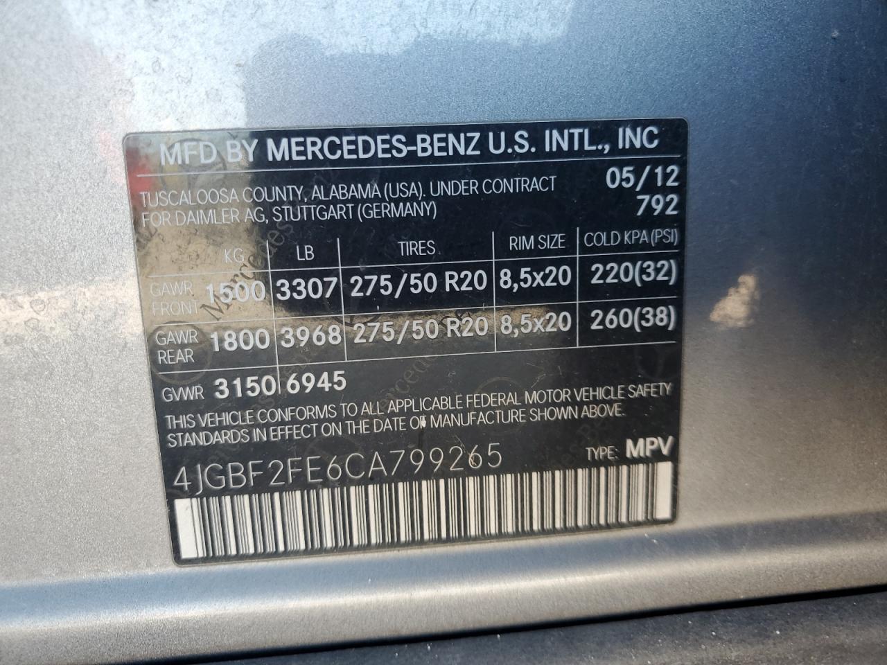 MERCEDES-BENZ GL-CLASS 350 BLUETEC