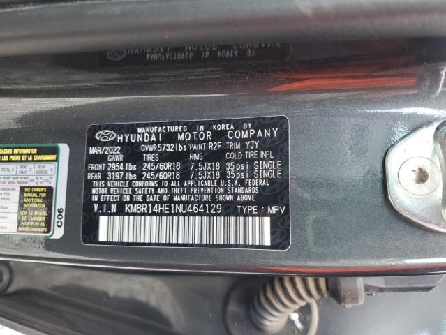 2022 HYUNDAI PALISADE S KM8R14HE1NU464129
