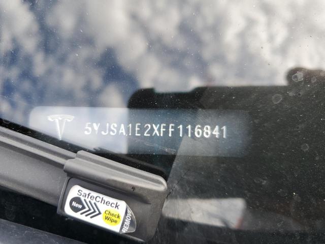 2015 TESLA MODEL S 5YJSA1E2XFF116841