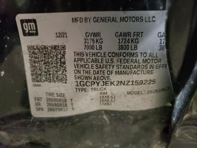 2022 CHEVROLET SILVERADO #3261386483