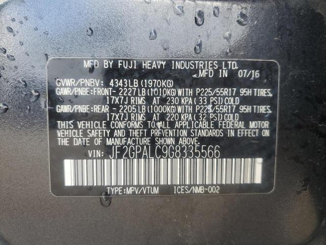 2016 SUBARU CROSSTREK JF2GPALC9G8335566