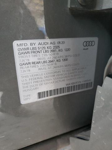 2020 AUDI Q3 PREMIUM WA1EECF37L1105542